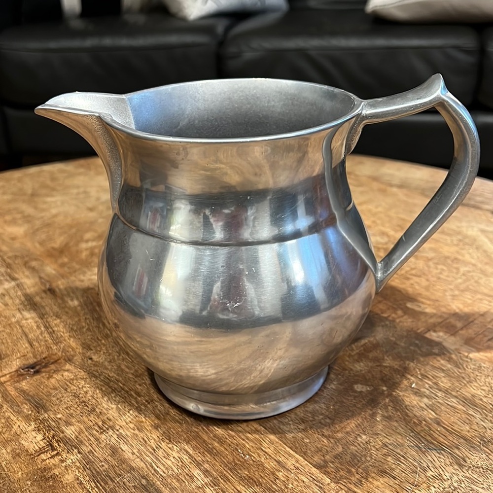 Vintage Wilton Mount Joy PA Pewter Tavern Pitcher